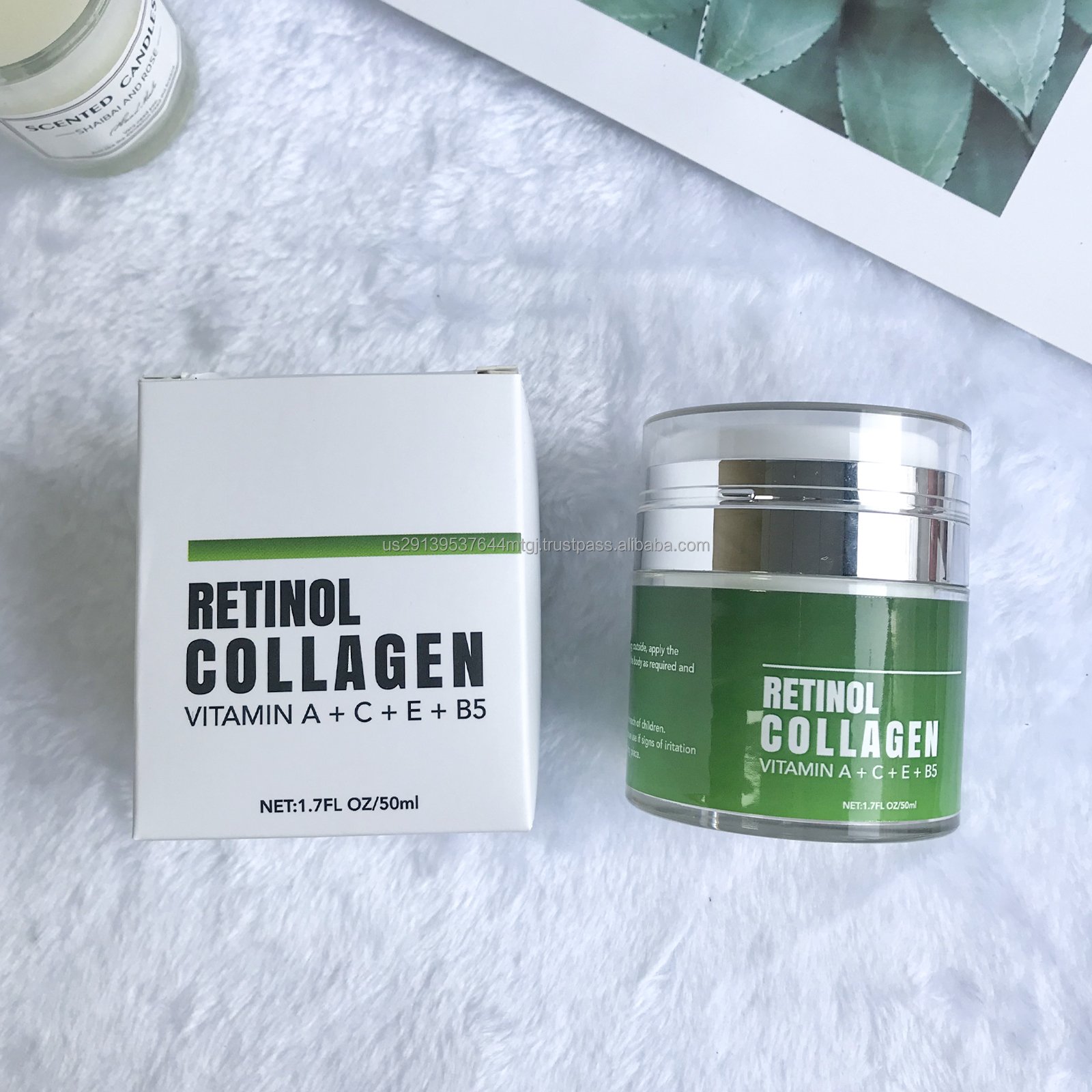 Customized Logo Private Label Retinol Cream Skin Bleaching Cream Black Whitening face Cream