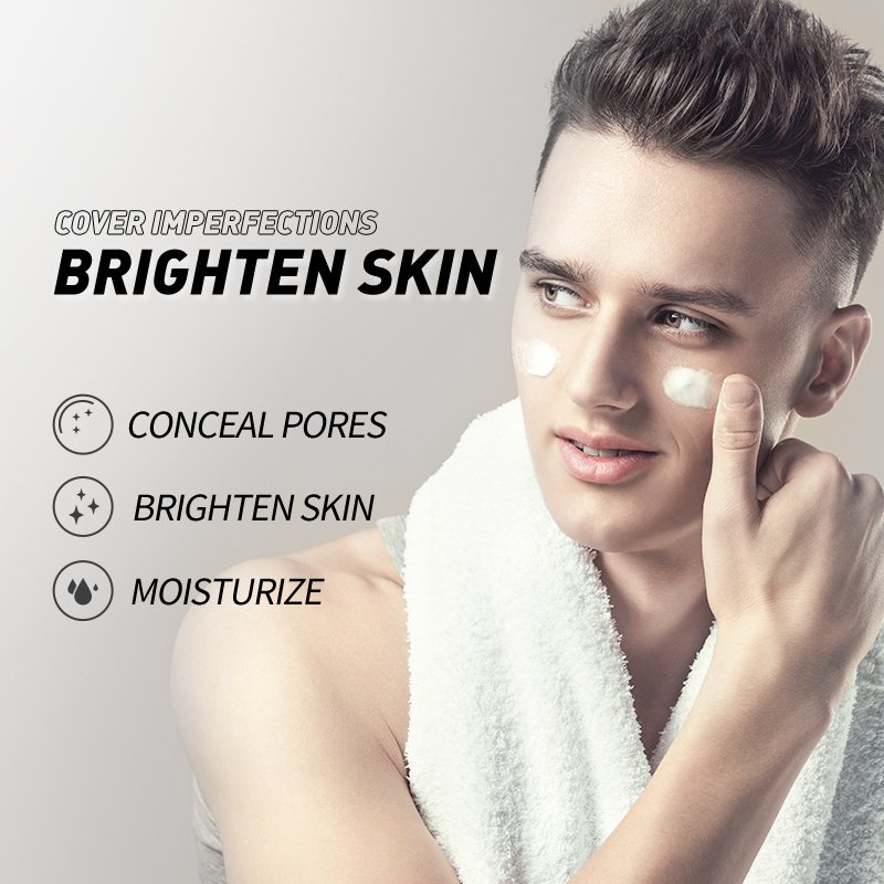 LAIKOU men's invisible pores 50g makeup tone up cream brightening bb cream skin whitening face cream for men