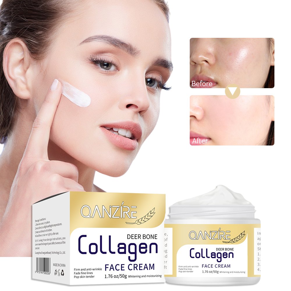 Wholesale Anti-Wrinkle Anti-aging Firiming Whitening Facial Cream Moisturizing Nourishing Lifting Deer Bone Collagen Face Cream
