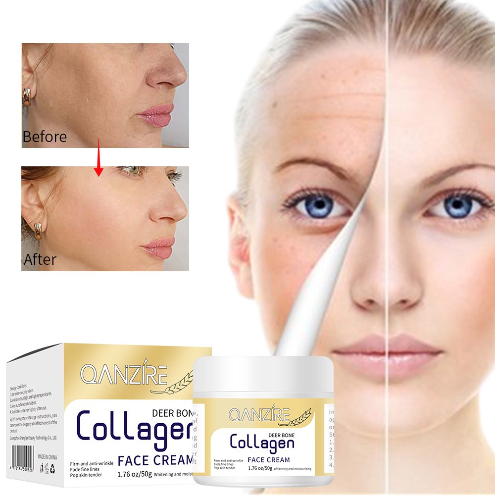 Wholesale Anti-Wrinkle Anti-aging Firiming Whitening Facial Cream Moisturizing Nourishing Lifting Deer Bone Collagen Face Cream