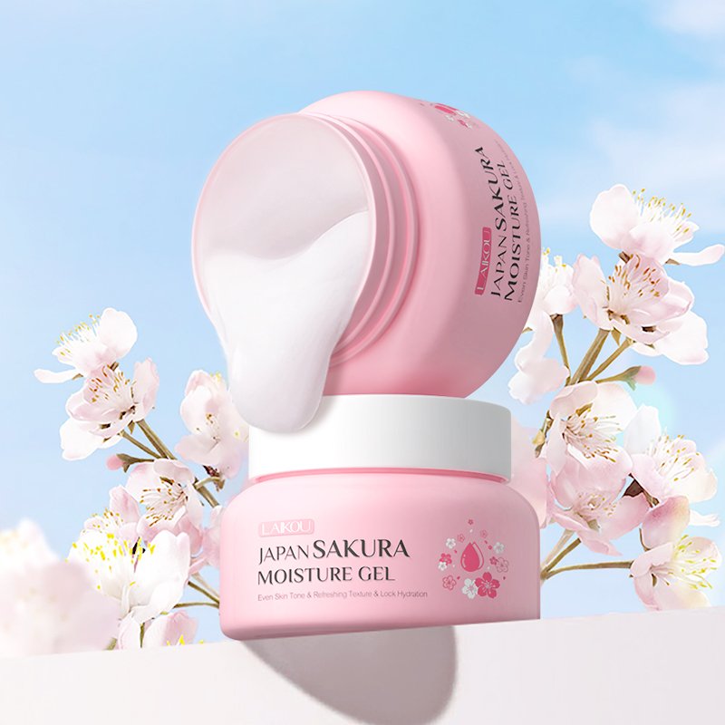 Laikou Japan Sakura Moisture Gel 60g Skin Care Cream Whitening Moisturizing Repairing Soothing Anti-Wrinkle Face Cream