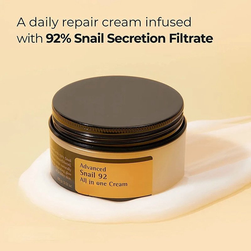 Hot Sale Advanced Snail 92 Snail Collagen Moisturizing Repair Whitening Snail All Purpose Cream