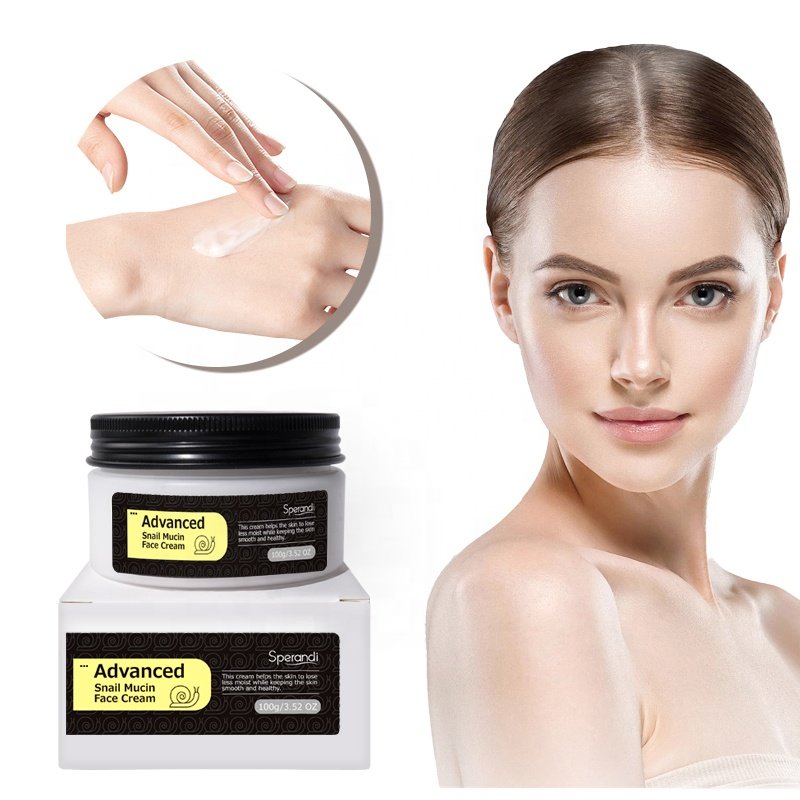 Wholesale Repairing Snail Face Cream Snail Moisturizer Whitening Anti Aging Blemishes Fine Lines Pores Shrink Snail Mucin Cream