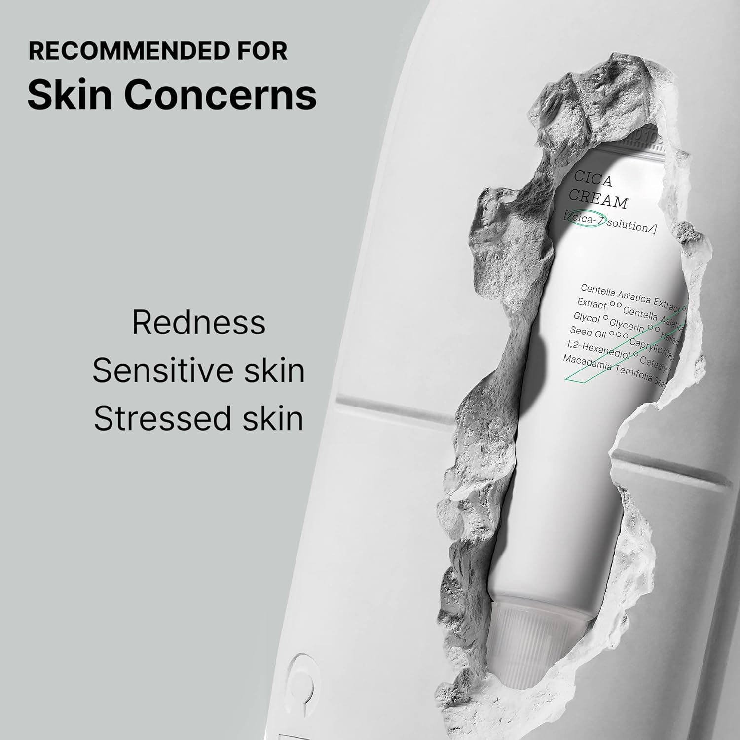 50ml Korea Cosmetic Wholesale Moisturize whiten Centella Moisturizer COSX Pure Fit Cica Cream Face Cream