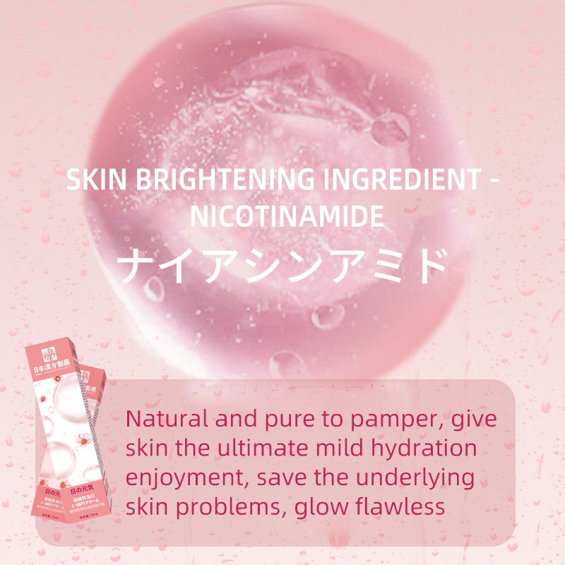 OEM Natural Organic Extract Cream Aloe Tocopherol Acetate Niacinamide Moisturizing Brightening Anti Wrinkle Skin Care Face Cream