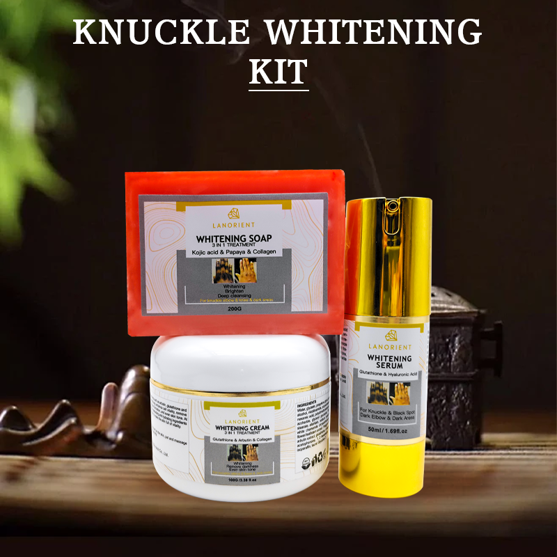 L-Glutathione Whitening Skin Care Serum Deep Cleansing Exfoliating Face Kojic Soap Moisturizing Face Cream Retinol Skin Care Set