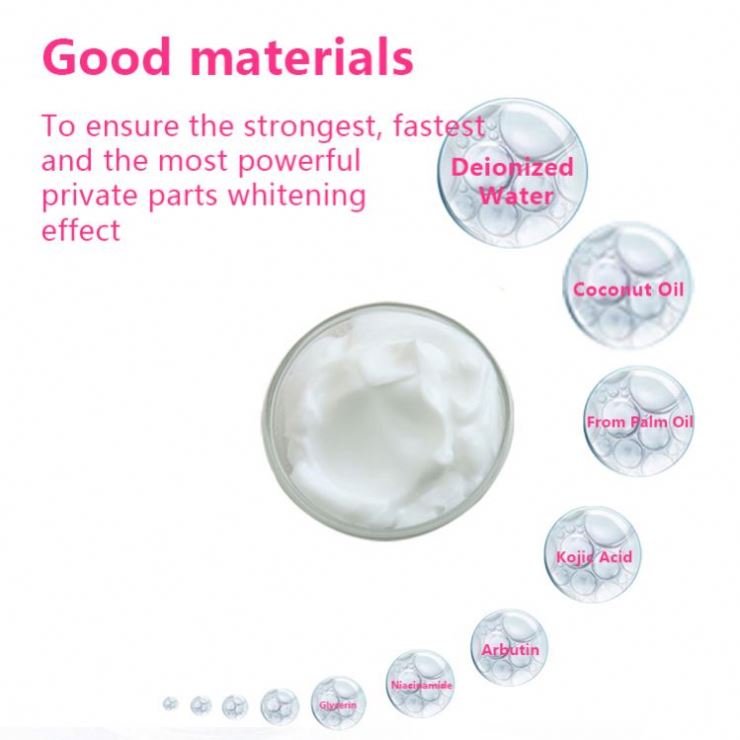 Best Quality Gluta Whitening Kojic Acid Natural Organic Body Skin Lightening Whitening Anti-Aging Face Cream
