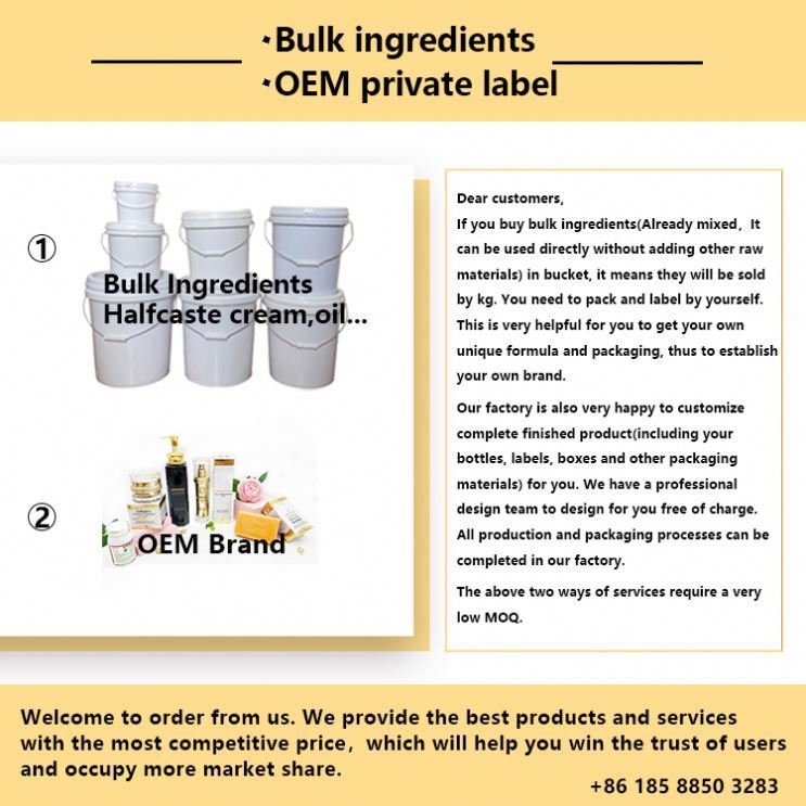 Best Quality Gluta Whitening Kojic Acid Natural Organic Body Skin Lightening Whitening Anti-Aging Face Cream