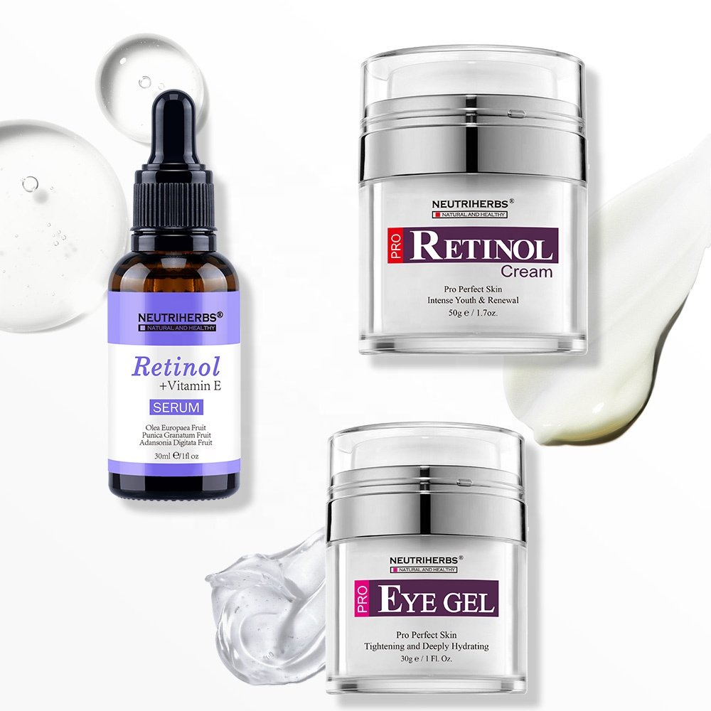 Neutriherbs Skin Care Set Gift Skin Care Vegan Retinol Serum Cream For Man And Woman