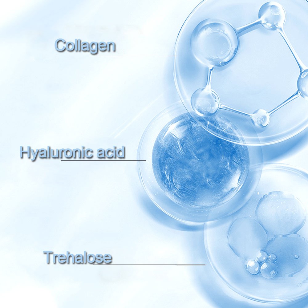 Collagen Hyaluronic Acid Hydrating Water Gel Facial Cream Hydrating Moisturizers Face Cream for Dry Skin Improve Dryness