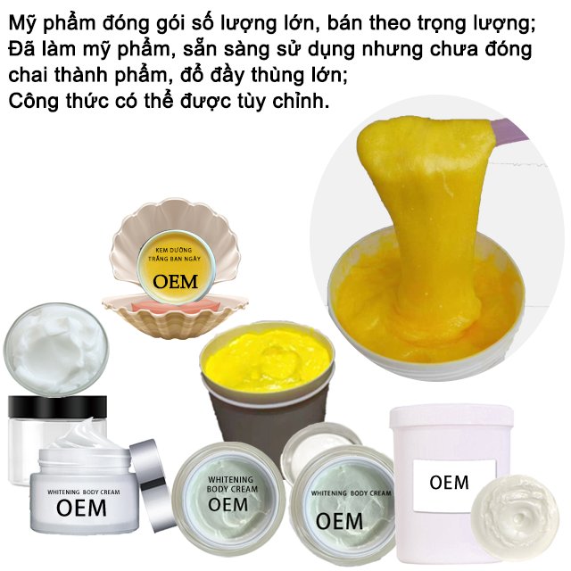 Ready To Use Cosmetics Black Skin Bleaching Whitening Face Yellow Cream Face Cream