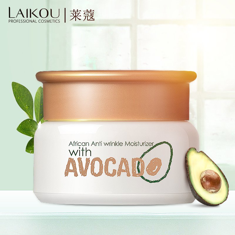 Best Selling Laikou Avocado Remove Wrinkle Firming Lifting Whitening Brightening Moisturizing Face Cream