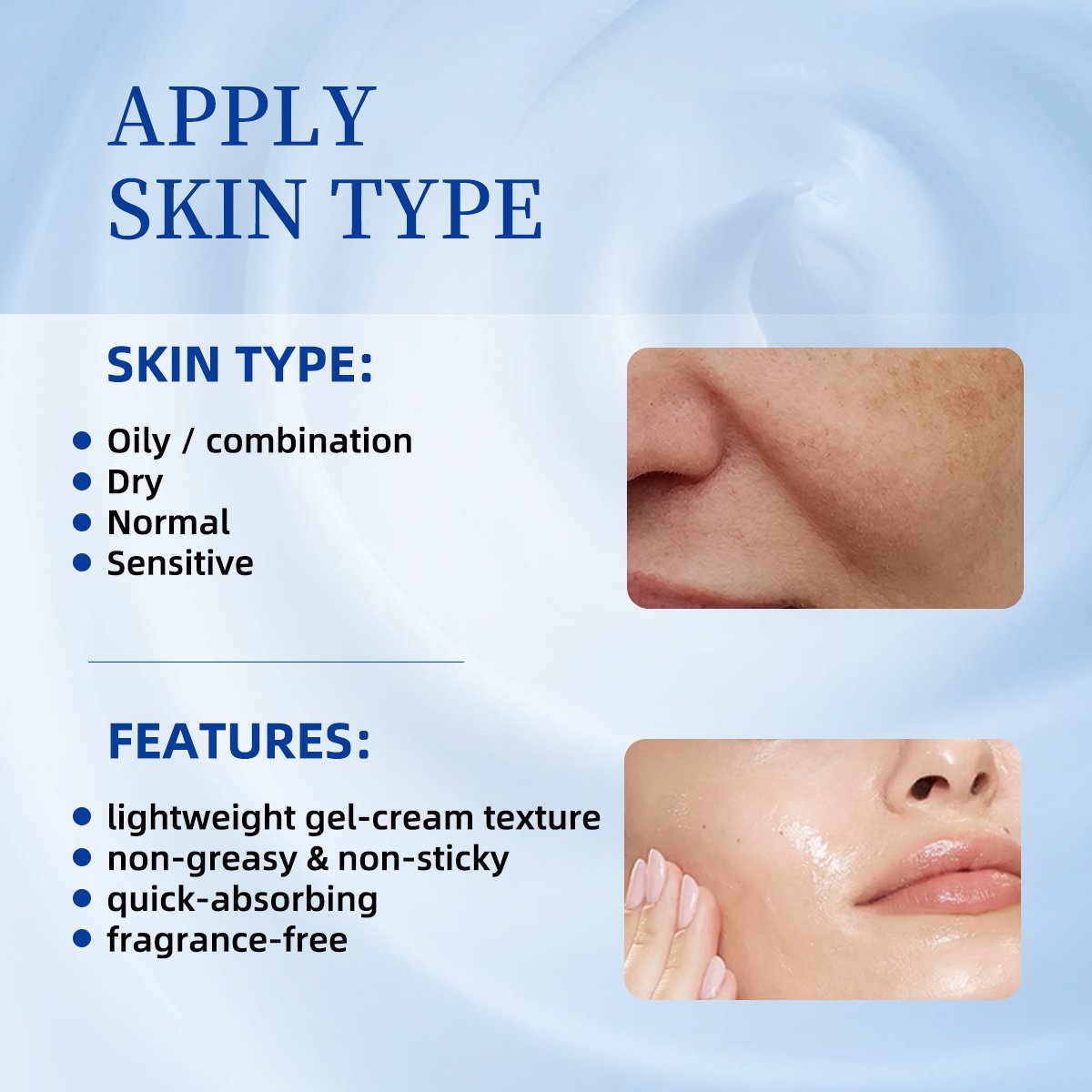 Custom Logo Natural 2% Niacinamide Removal Pigment Dark Spot Brightening Moisturizer Repair Whitening Rice Water Face Gel Cream