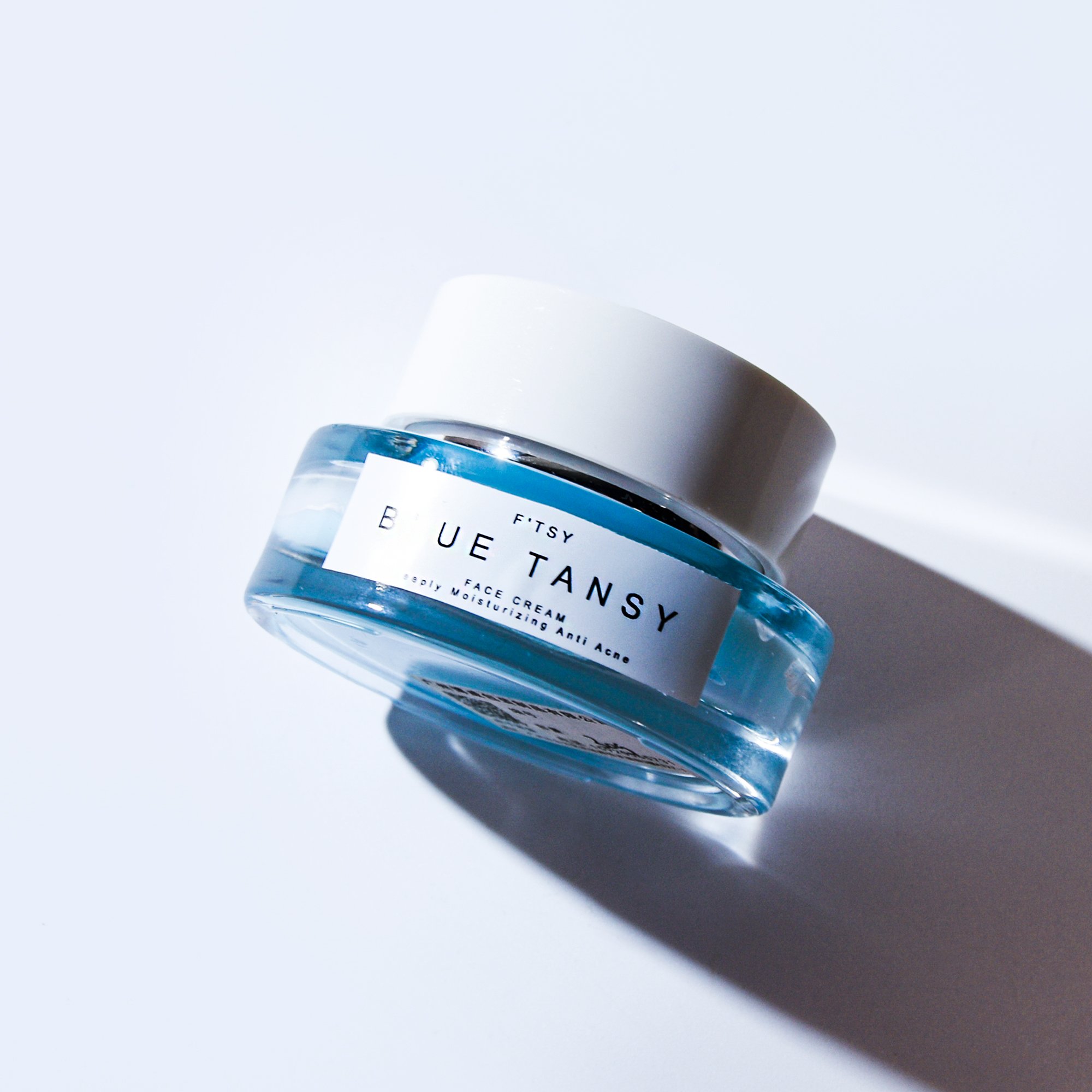 Custom Logo Manufacturer Acne Treatment Skin Care Calming Moisturizing Repairing Reduce Redness Renew Blue Tansy Face Cream