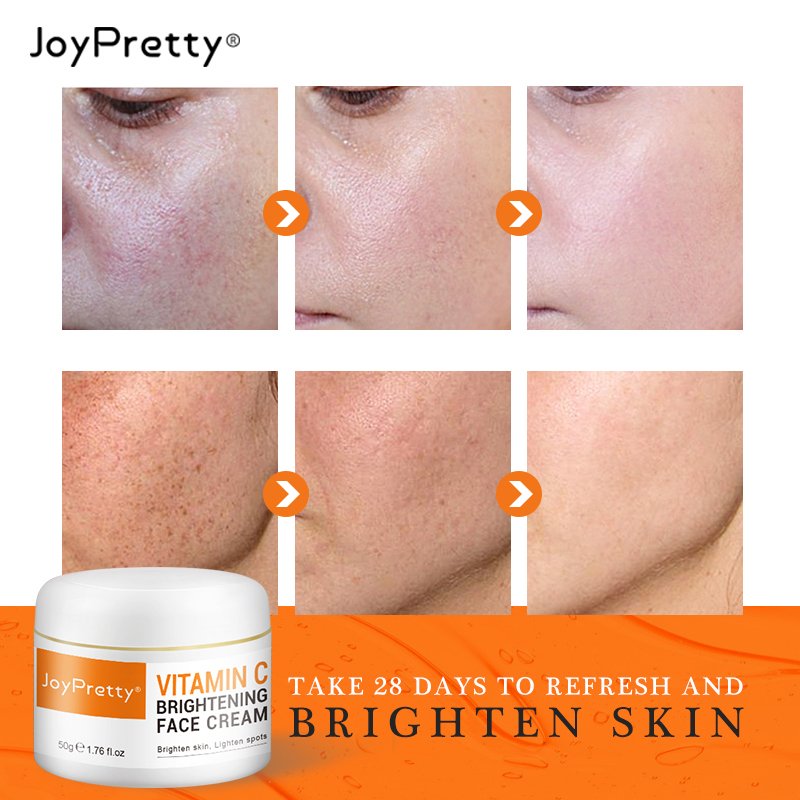 Wholesale Vitamin C face cream organic Smoothing Anti Aging Wrinkle Whitening Dark Spot Remover Facial Cream
