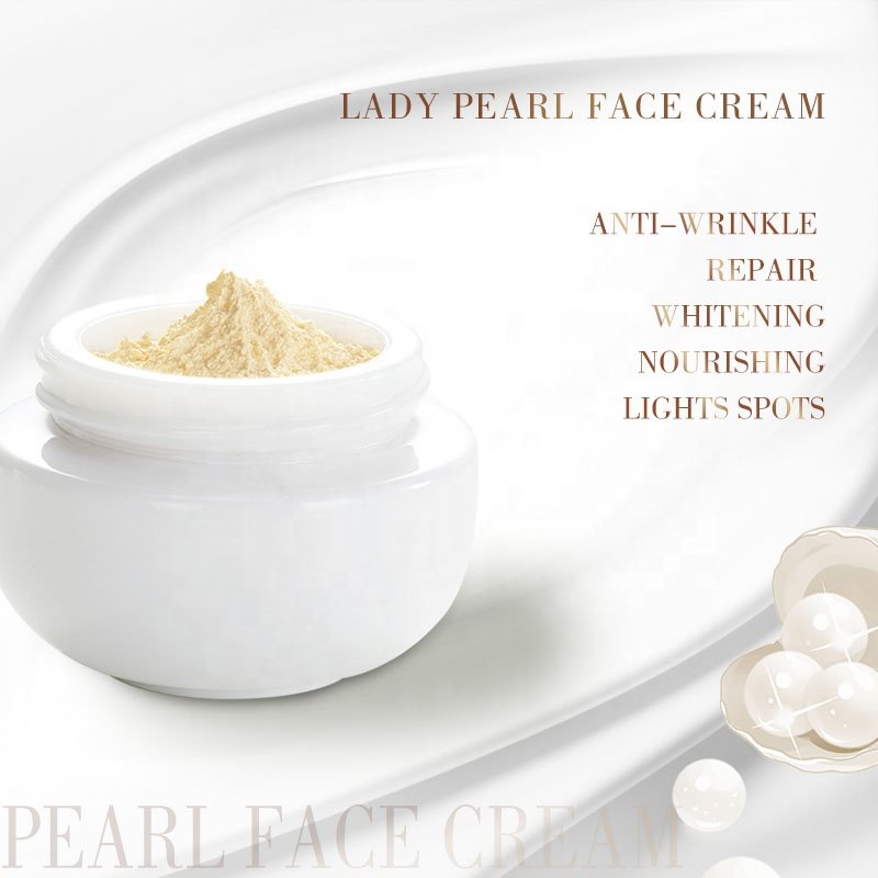Custom Private Label Whitening Nourishing Anti Wrinkle Pearl Noble Lady Fair Face Cream Golden Pearl Face Whitening Cream