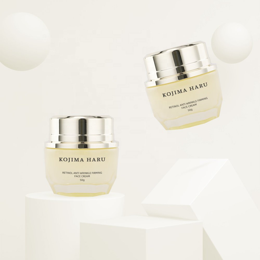 Private Label Natural Organic Anti-Wrinkle Face Cream Korean Beauty Anti Aging Moisturizer Retinol Face Cream for Women Skin Car