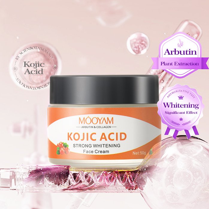 MOOYAM Private Label Anti-aging Moisturizing Dark Spot Remover Lightening Whitening Kojic Acid Face Cream