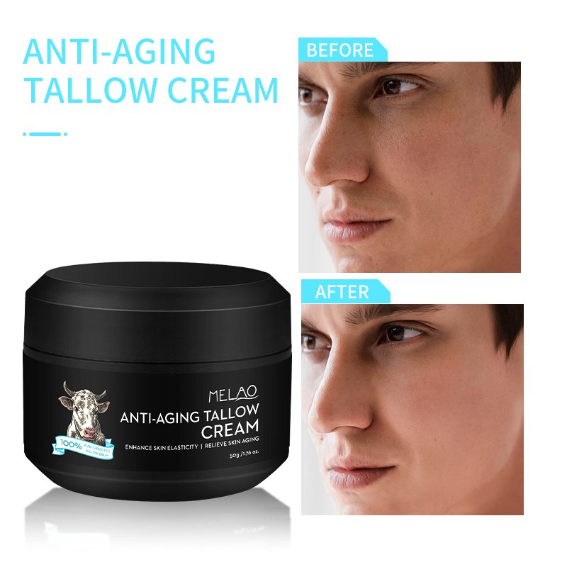 Tallow Whipped Cream Organic Natural Face Hydration Cream Day And Night Retinol And Collagen Moisturizer Face Cream For Men