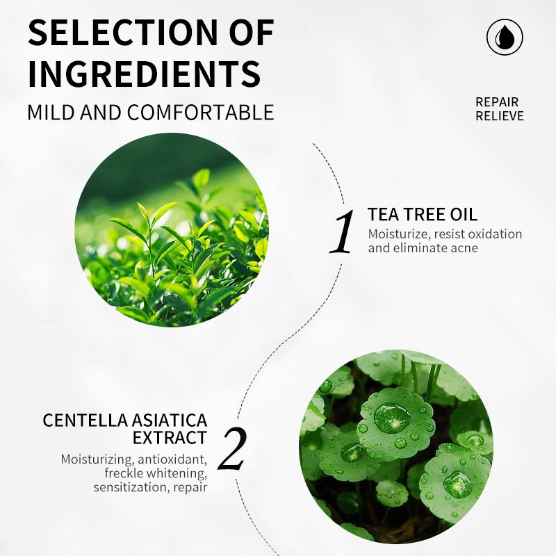 100% Vegan Organic Biosphere Facial Anti Acne Treatment Soothing Skin Care Face Cream Tea Tree Oil Acne Gel