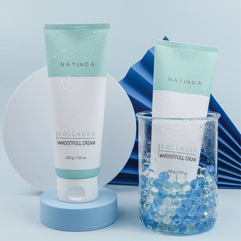 Natinda Collagen Moistful Cream Daily Face Cream For Dry and Sensitive Skin Korean Skin Care Products