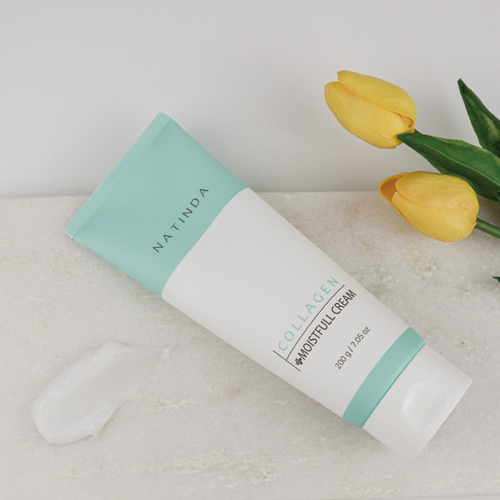 Natinda Collagen Moistful Cream Daily Face Cream For Dry and Sensitive Skin Korean Skin Care Products