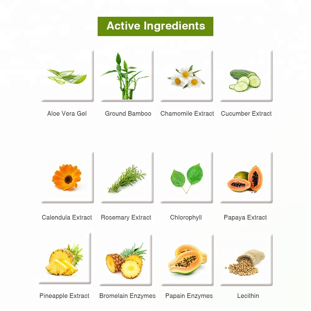 Private Label Bamboo Skin Exfoliator Whitening Fruit Pineapple Papaya Enzymes Face Body Dead Skin Scrub Cream for Oily Dry Skin