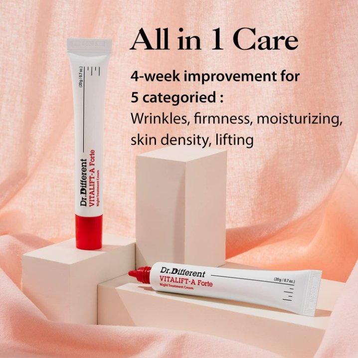 Dr.Different VITALIFT-A Forte - Retinal Intensive anti-aging night cream face cream koreanskincare dr.different