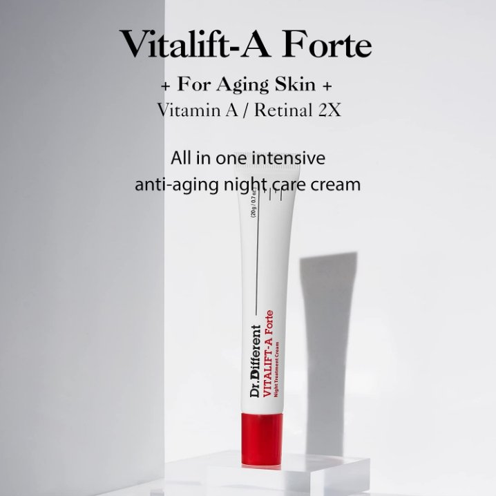 Dr.Different VITALIFT-A Forte - Retinal Intensive anti-aging night cream face cream koreanskincare dr.different