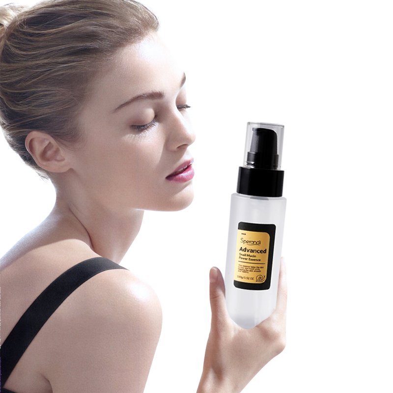 Chinese Suppliers 96% Organic Snail Mucin Hyaluronic Acid Glowing Spots Wrinkles Improve Whitening Snail Skin Care Face Serum