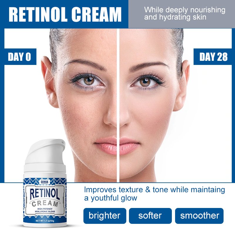 Private LOGO Cream Increases Skin Cell Remove Wrinkle Anti Aging Retinol Face Cream 50g skin care women retinol cream for face