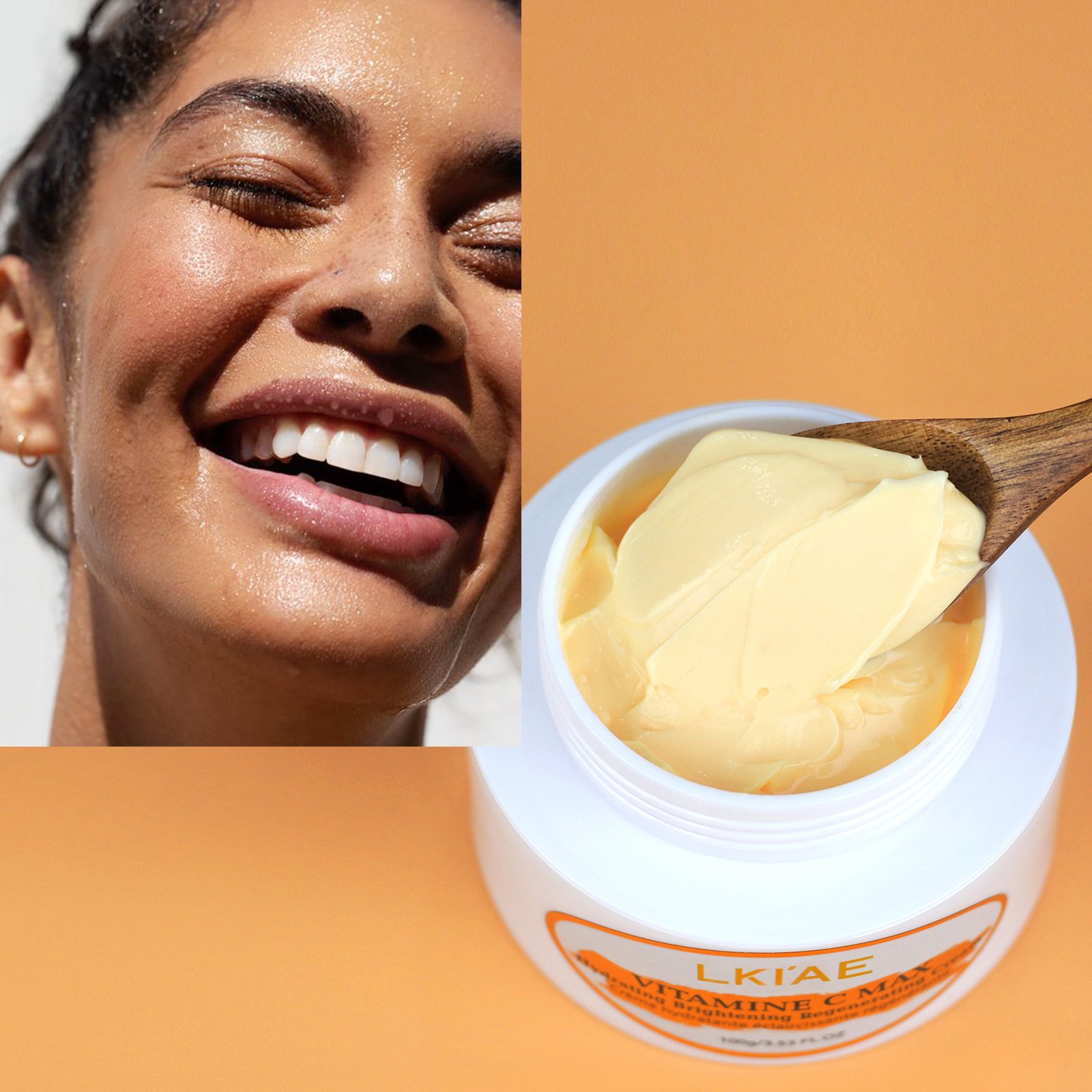 Top Seller Skin Care Vitamin C Organic Moisturizing Anti Wrinkle Cream Facial Care Lightening VC Face Cream 100g
