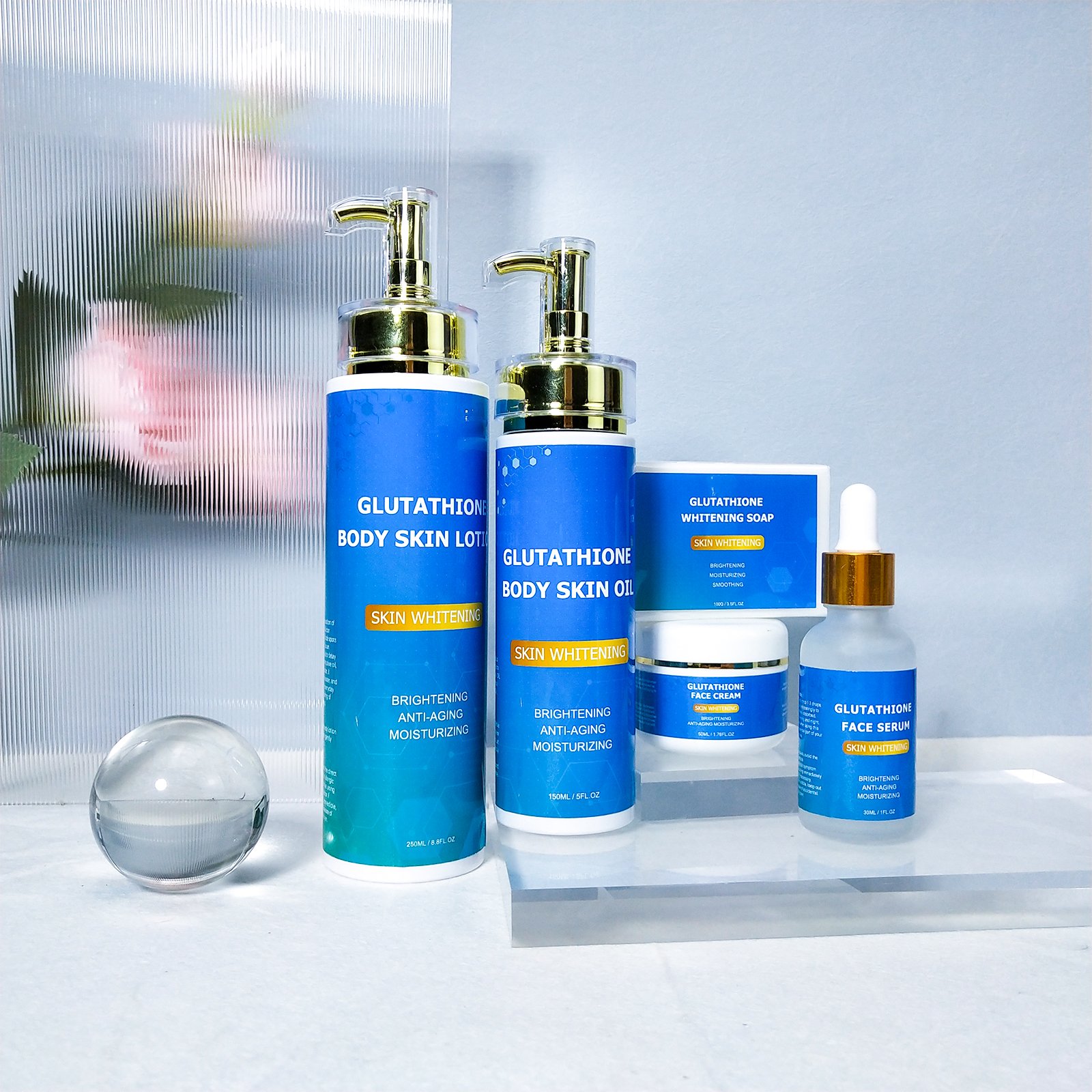 Korea Private Label 50ML Skin Care Products Glutathione Cream Whitening Nourishing Hydrating Glutathione Face Cream