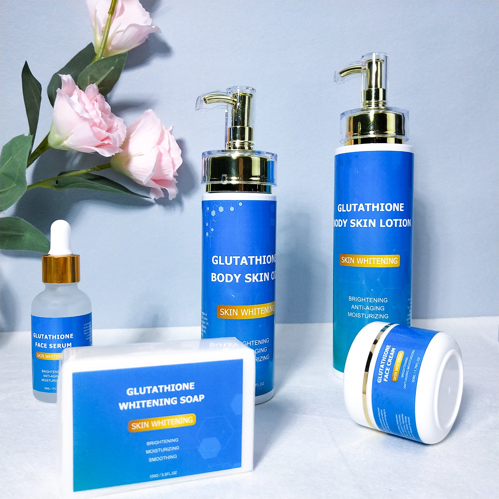Korea Private Label 50ML Skin Care Products Glutathione Cream Whitening Nourishing Hydrating Glutathione Face Cream