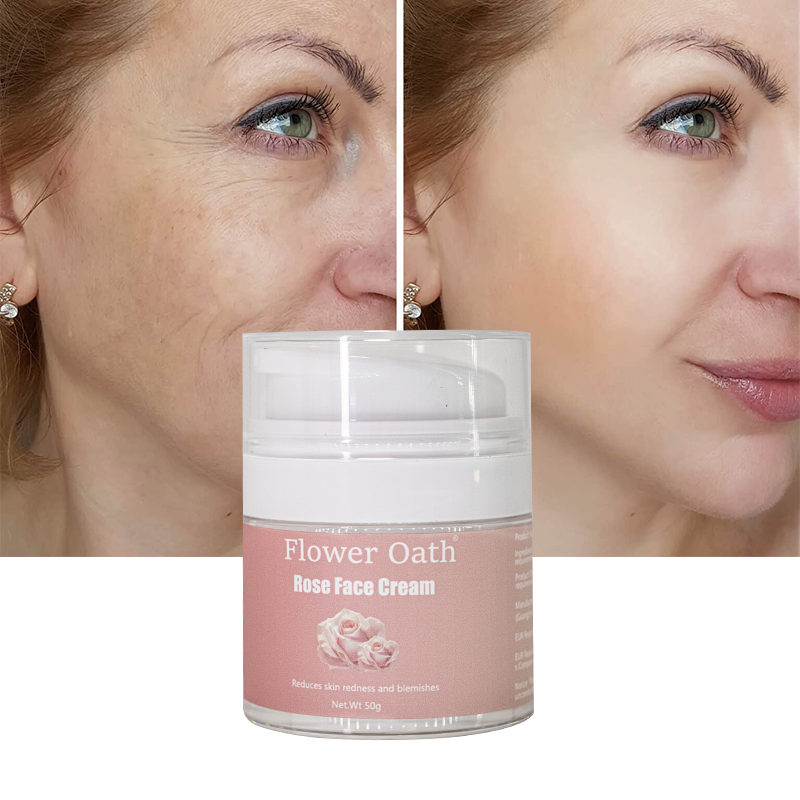 Flower Oath That Eliminates Blackheads and Polypeptide for Brightening and Bakuchiol Bulk Rose gloss face cream