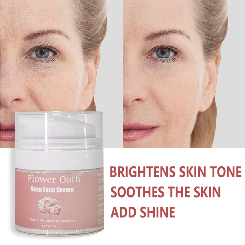 Flower Oath That Eliminates Blackheads and Polypeptide for Brightening and Bakuchiol Bulk Rose gloss face cream