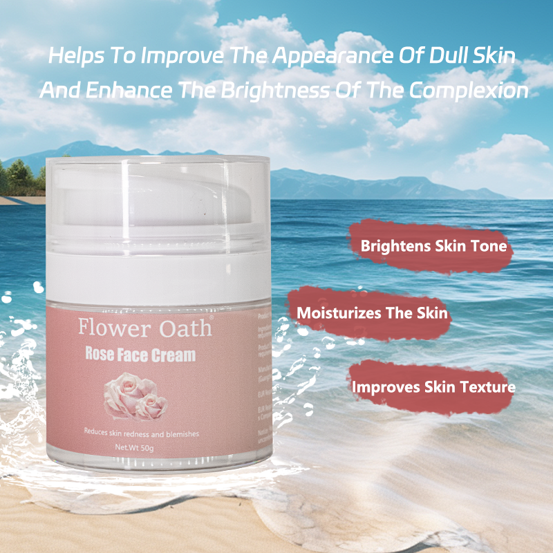 Flower Oath That Eliminates Blackheads and Polypeptide for Brightening and Bakuchiol Bulk Rose gloss face cream
