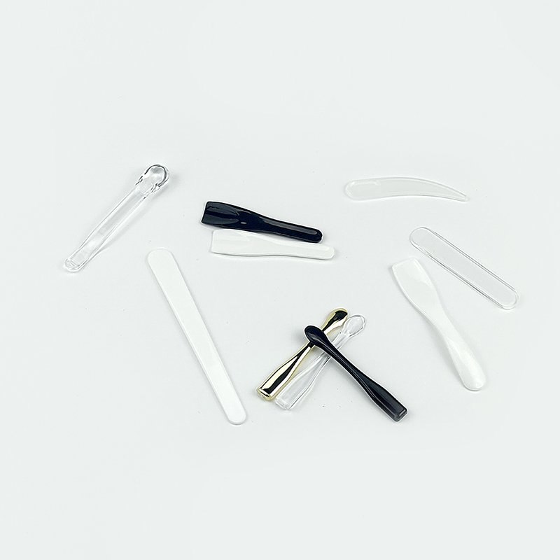 Cosmetic Scoop PP Plastic Cosmetic Spatula White Mask Spoon Skincare Eye Cream Face Cream Spoon