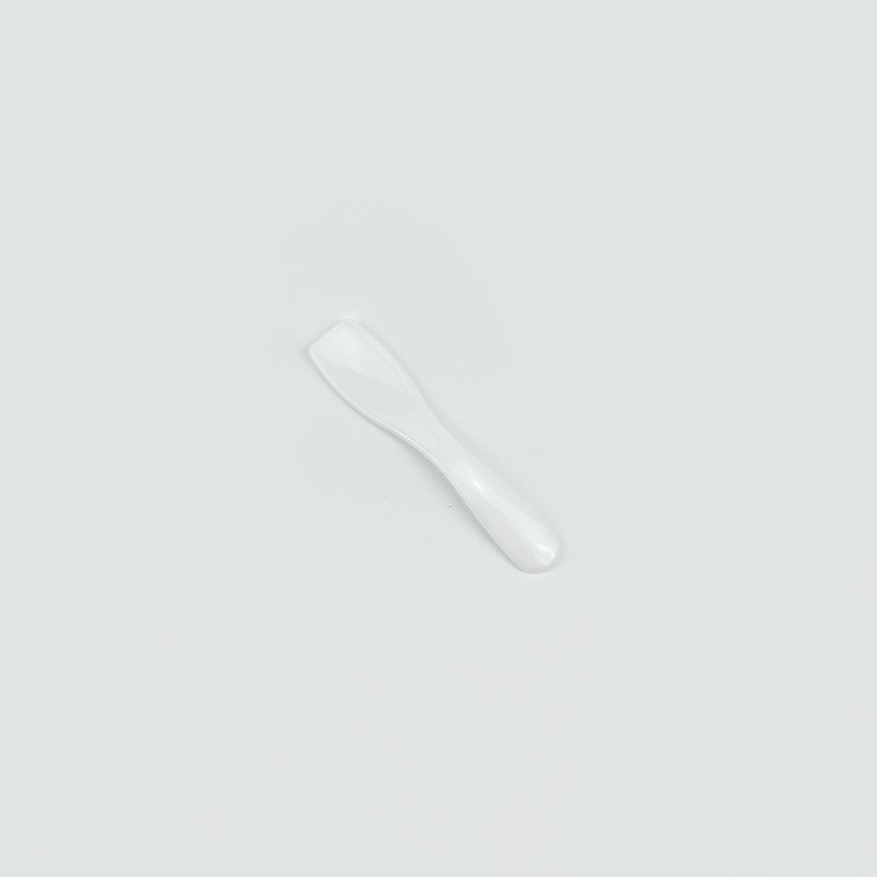 Cosmetic Scoop PP Plastic Cosmetic Spatula White Mask Spoon Skincare Eye Cream Face Cream Spoon