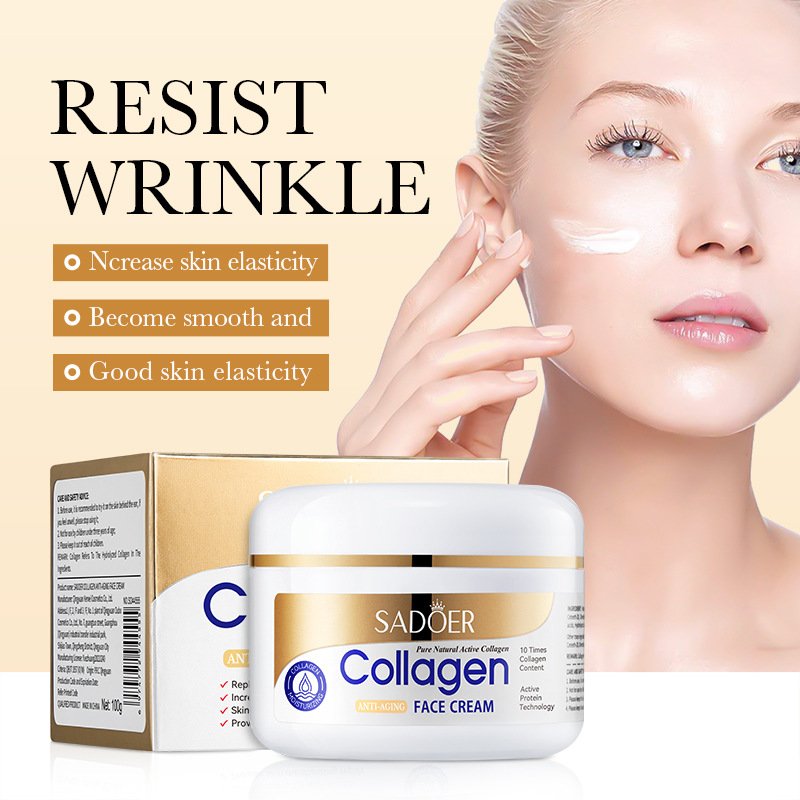 Natural Ingredient Collagen Face Cream for Anti-Wrinkle and Moisturizing