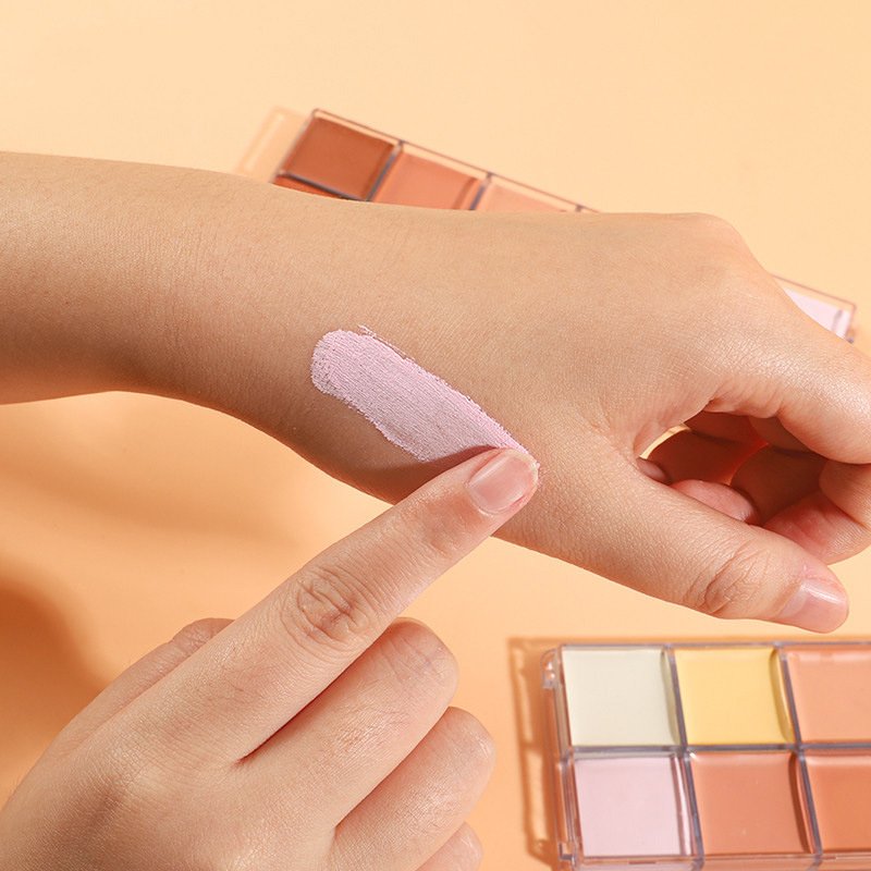 Private Label Pro 12 Color Nude Contour Cream Cover Face Foundation Cream Brighten Corrector Concealer Palette