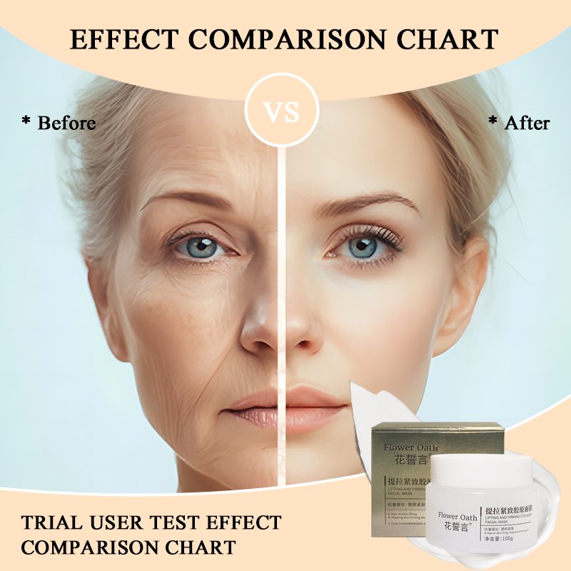 Peptides Improve Rough sagging skin mask,brighten skin and reduce fine lines,treat aging lift wrinkle and firming skin care mask