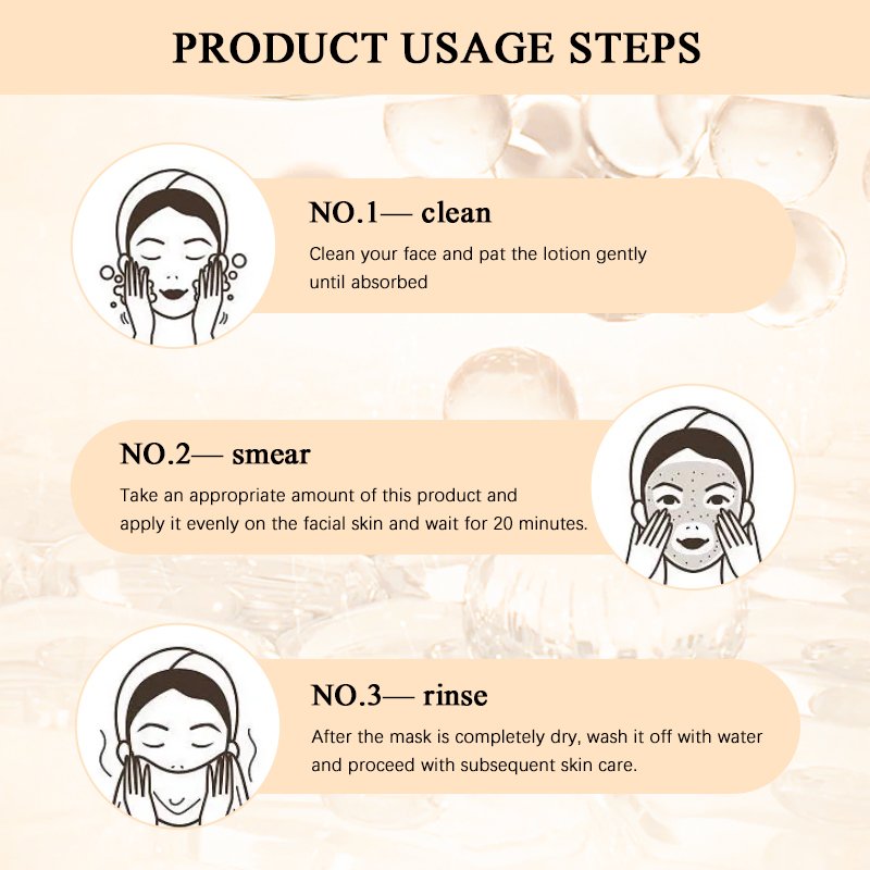Peptides Improve Rough sagging skin mask,brighten skin and reduce fine lines,treat aging lift wrinkle and firming skin care mask