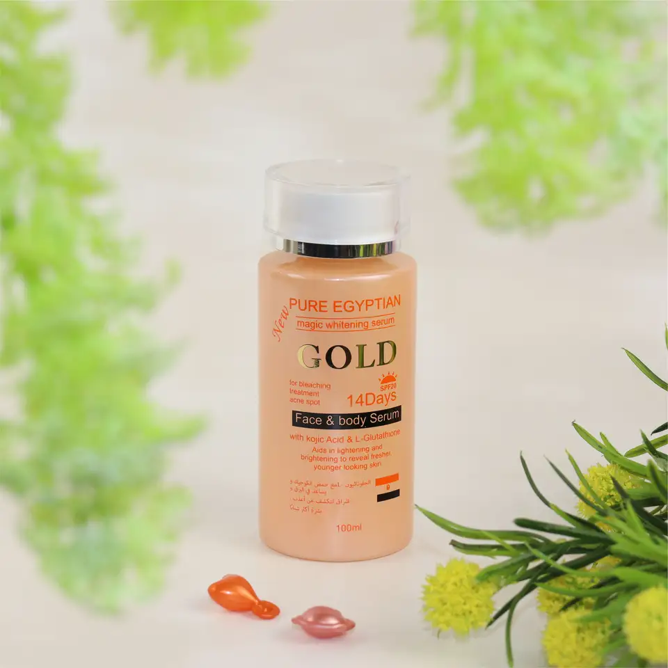 Wholesale Original Pure Egyptian Gold pure magic Whitening Dark Spot Corrector face cream and body lotion for black skin