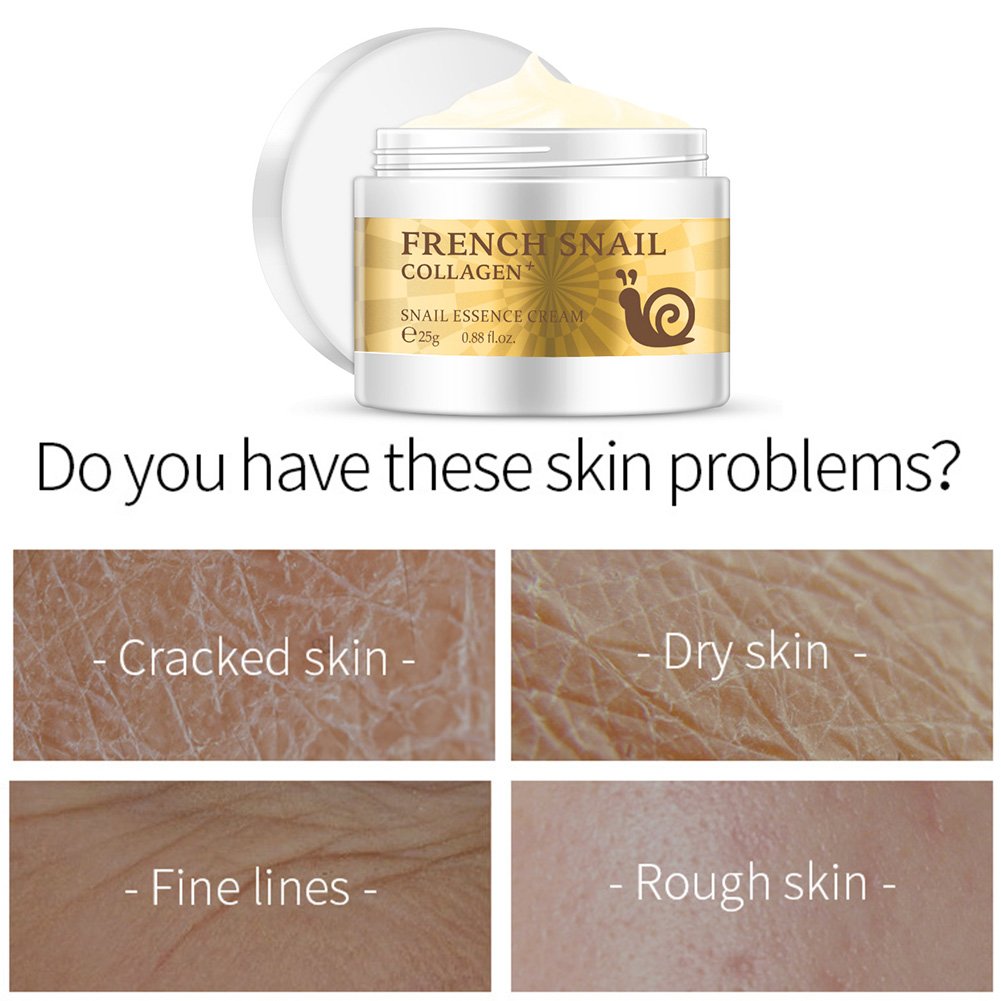 Snail Face Cream Hyaluronic Acid Cream Anti-aging Remove Eye Bag Lifting Firming Fine Lines Facial Skin Care cosmetics Dropship