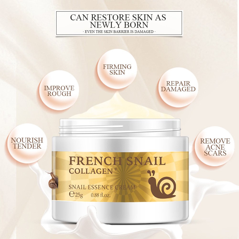 Snail Face Cream Hyaluronic Acid Cream Anti-aging Remove Eye Bag Lifting Firming Fine Lines Facial Skin Care cosmetics Dropship