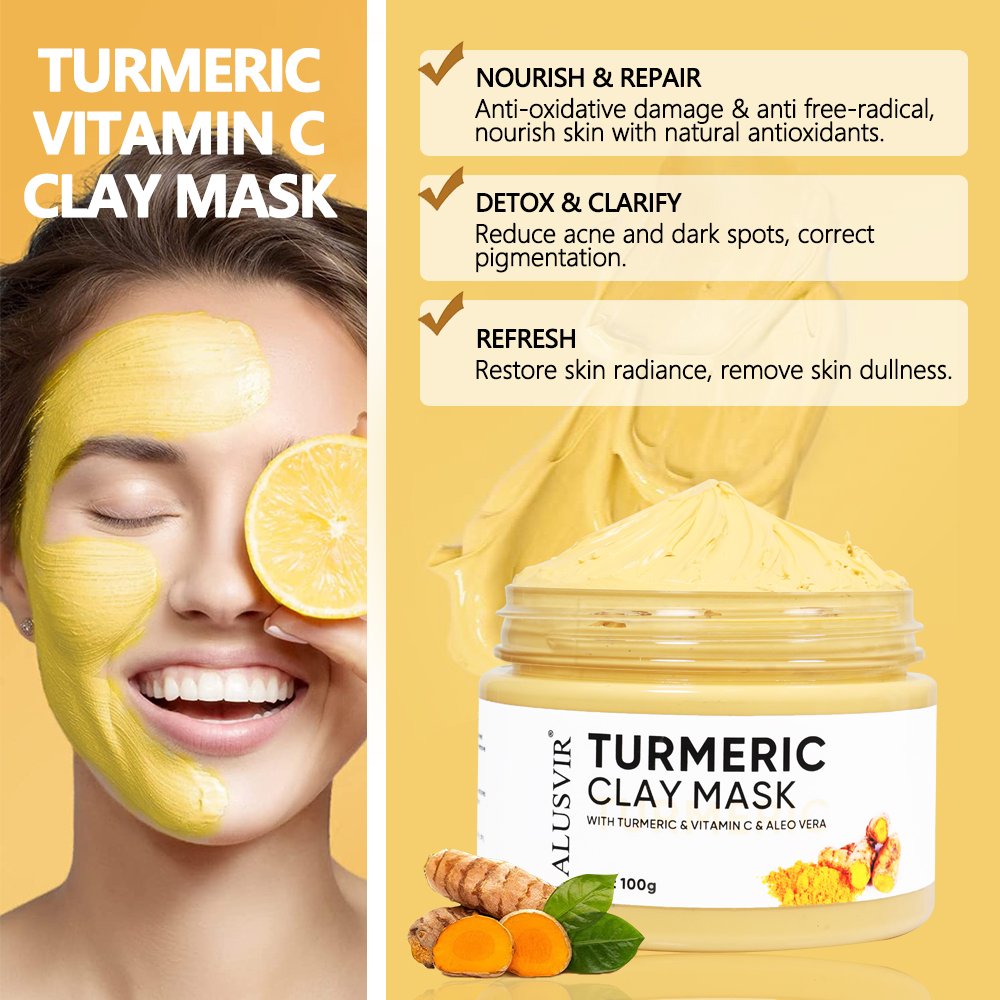 In Stock Private Label Turmeric Vitamin C Face Cream Anti Aging Whitening Skin Care Dark Spot Remover Brightening Turmeric Cream