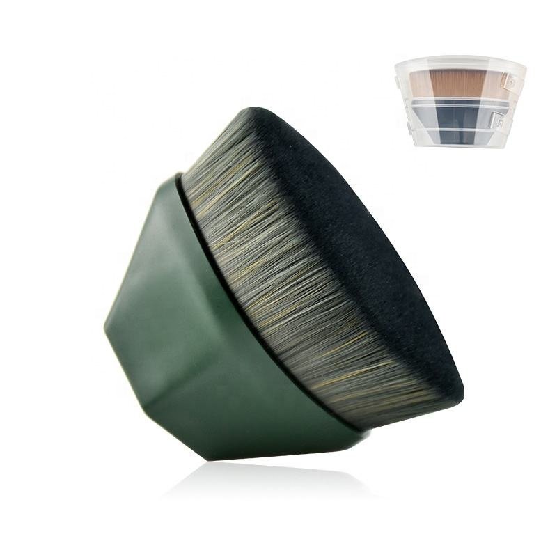 Hot Selling Beauty Black 55 Magic Single Foundation Brush Flat BB Cream Kabuki Makeup Foundation Brush