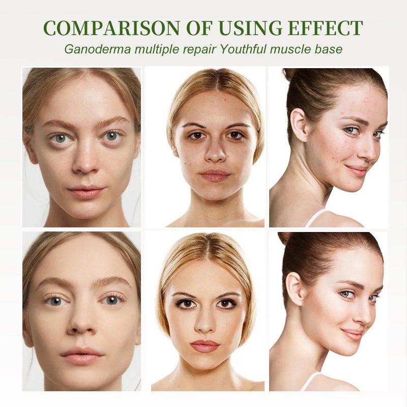 Natural Brightening Moisturizer Face Cream essence toner lotion facial cleanser Ganoderma skin care set