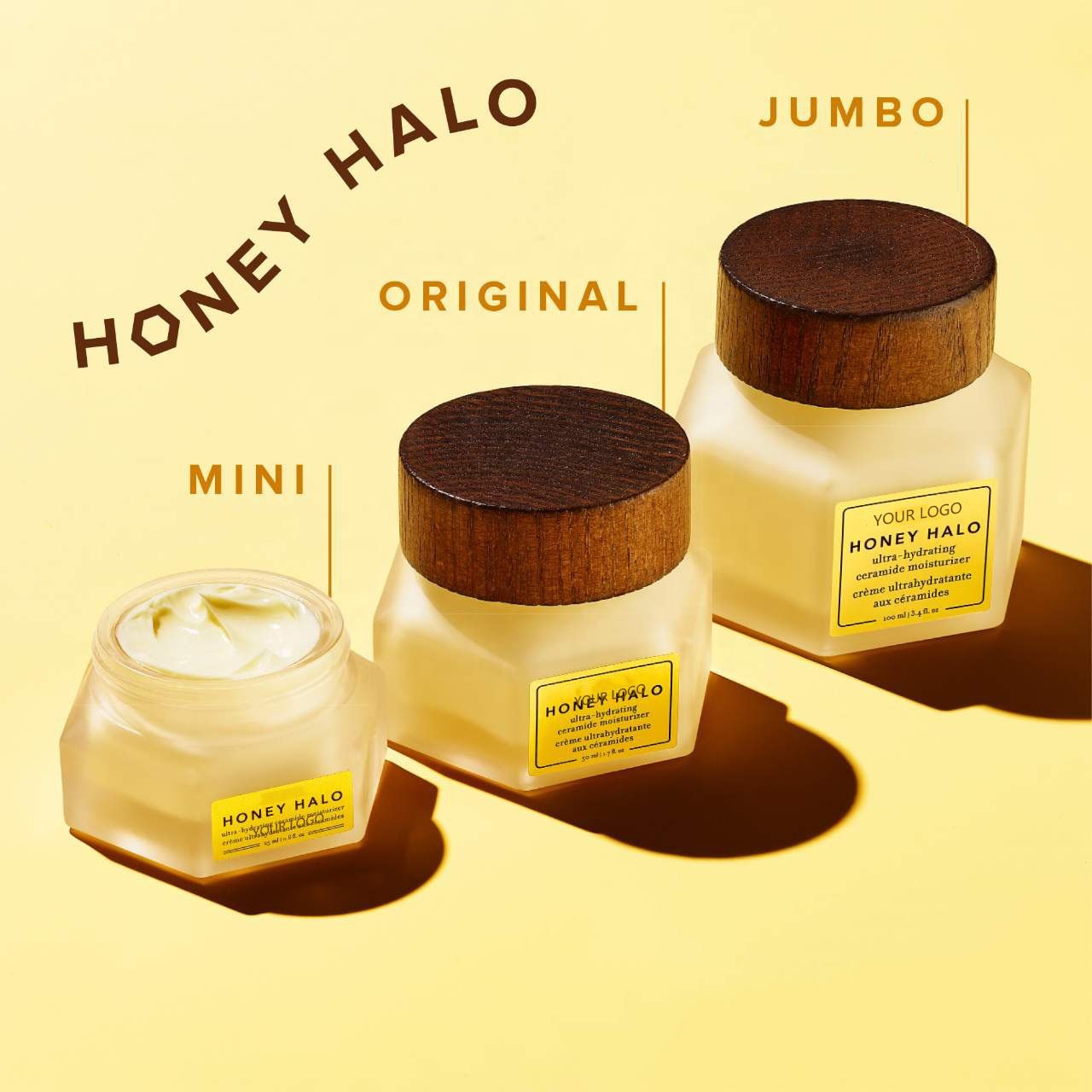 Ultra-Hydrating Long-lasting Moisturizing & Antioxidant Ceramide Honey Face Cream For Dry Skin Private Label